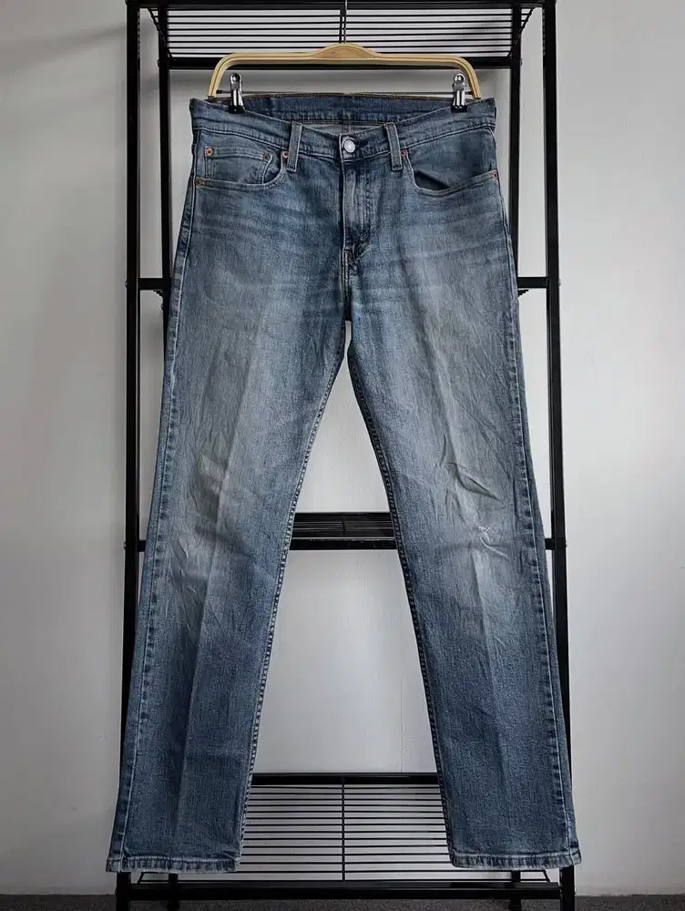 LEVI’S DENIM 511 SLIM FIT TAPER LIGHT BLUE JEANS (31)