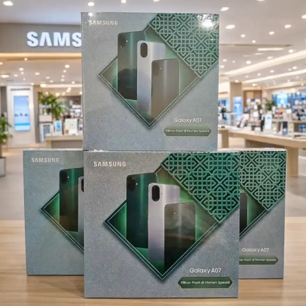 SAMSUNG A07 PAKET RAMADHAN GARANSI RESMI 1 TAHUN SEGEL