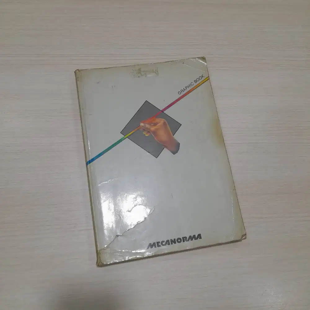 MECANORMA Graphic Book 12 Catalog 1986 #buku design