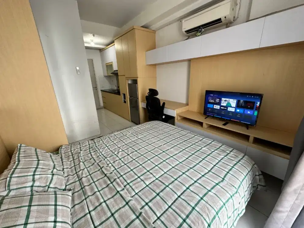 Azalea Suites Cikarang Studio Full Furnished {Bisa Bulanan & Free IPL}