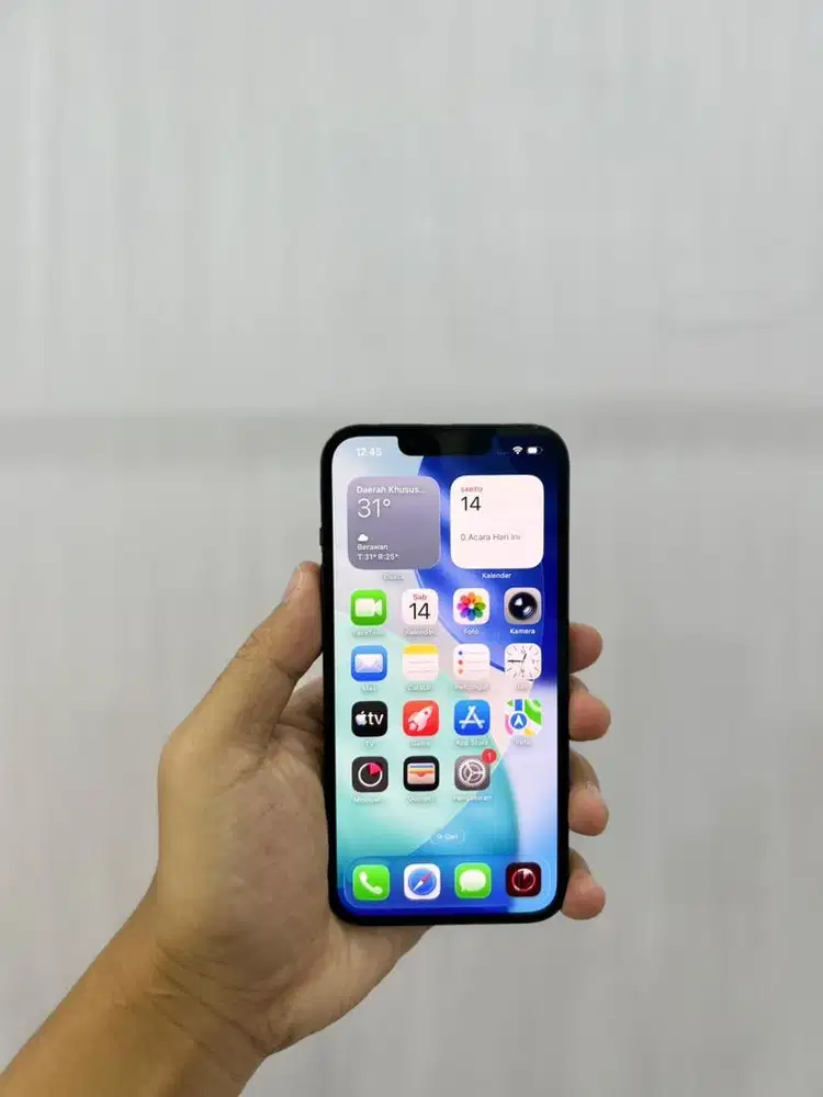 IPHONE 13 128GB MIDNIGHT BH 100 GARANSI S/D AGUSTUS 2026