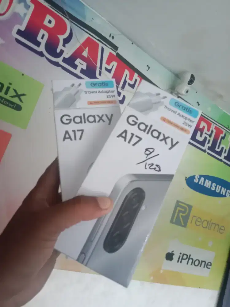 New samsung Galaxy A17 ram8/128 garansi resmi 1 tahun