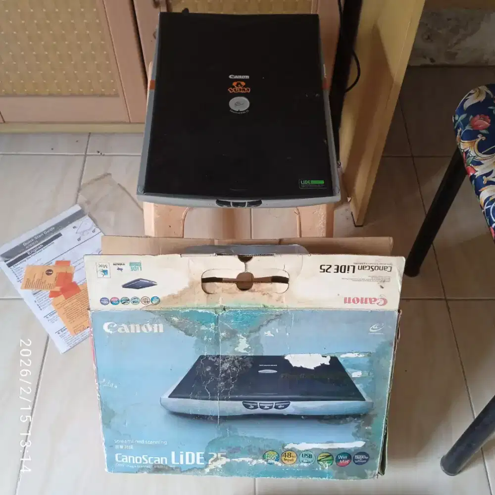 Scanner A4 Canon Canoscan LIDE25 Lide 25