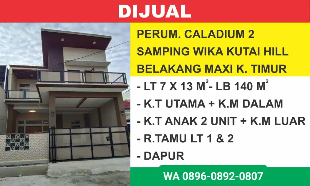 Rumah dijual-boleh check dulu