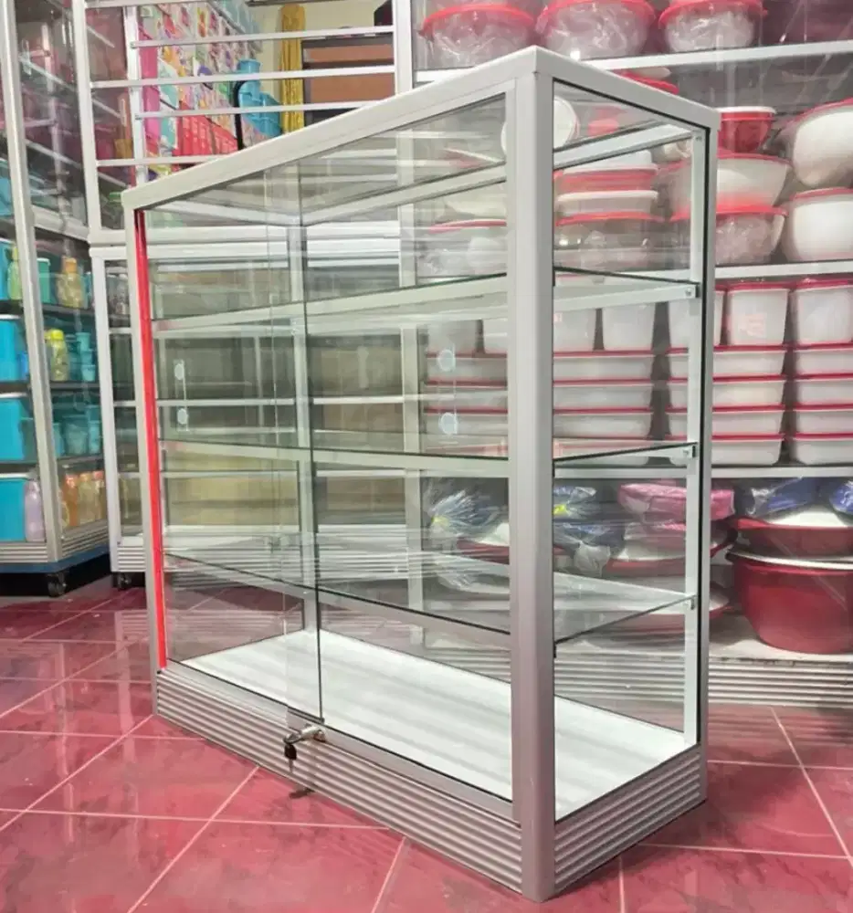 Etalase 1M×1M || Kaca Full 5mm