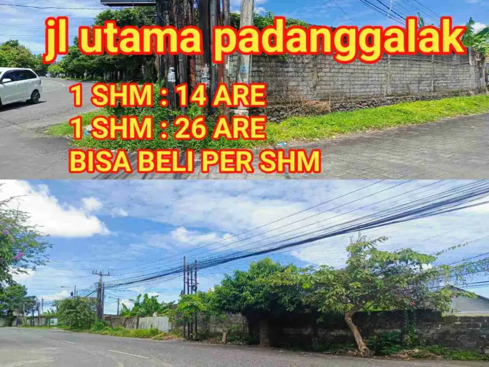 jl utama padanggalak sanur!!  14 dan 26 are