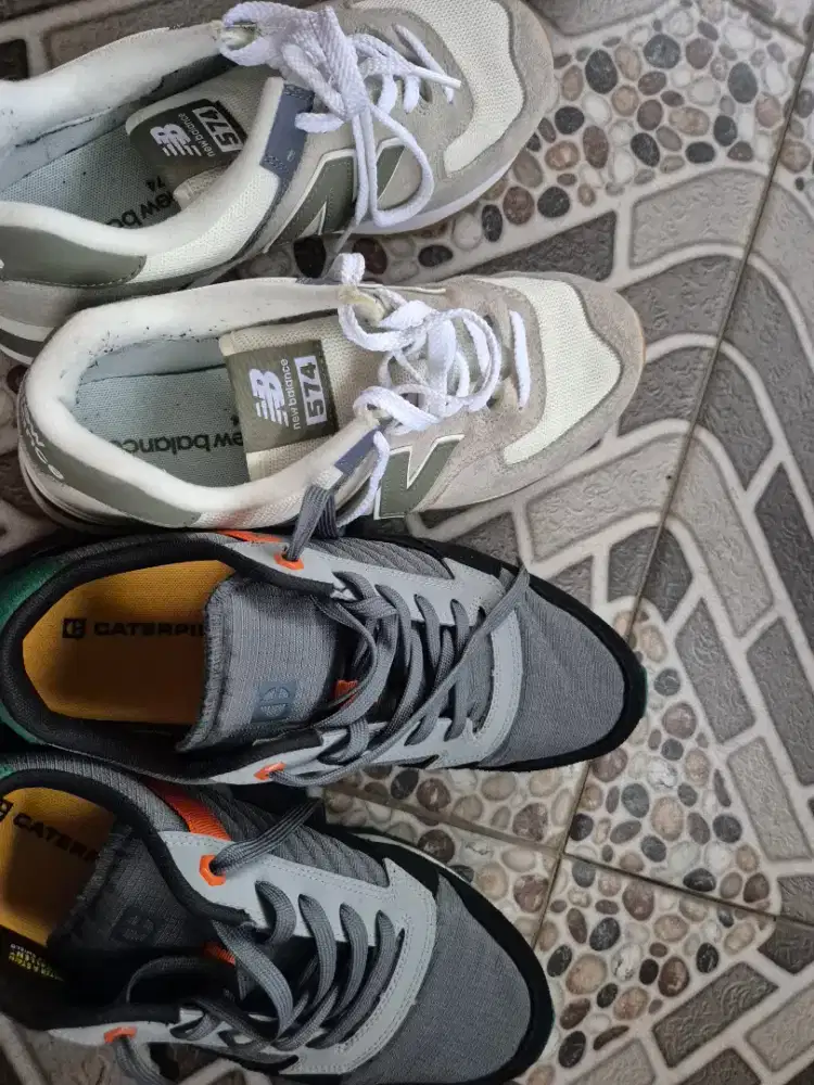 Sepatu caterpillar & new balance