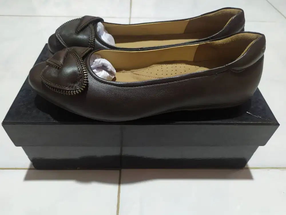 Sepatu Wanita Bocorocco D. Luciana 62 Testa Di Moro Warna Coklat Tua