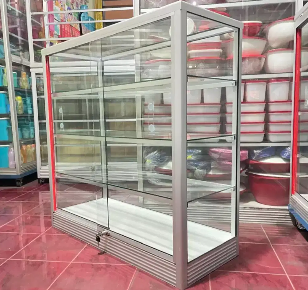 Di Jual Etalase 1M || Kaca Full 5mm