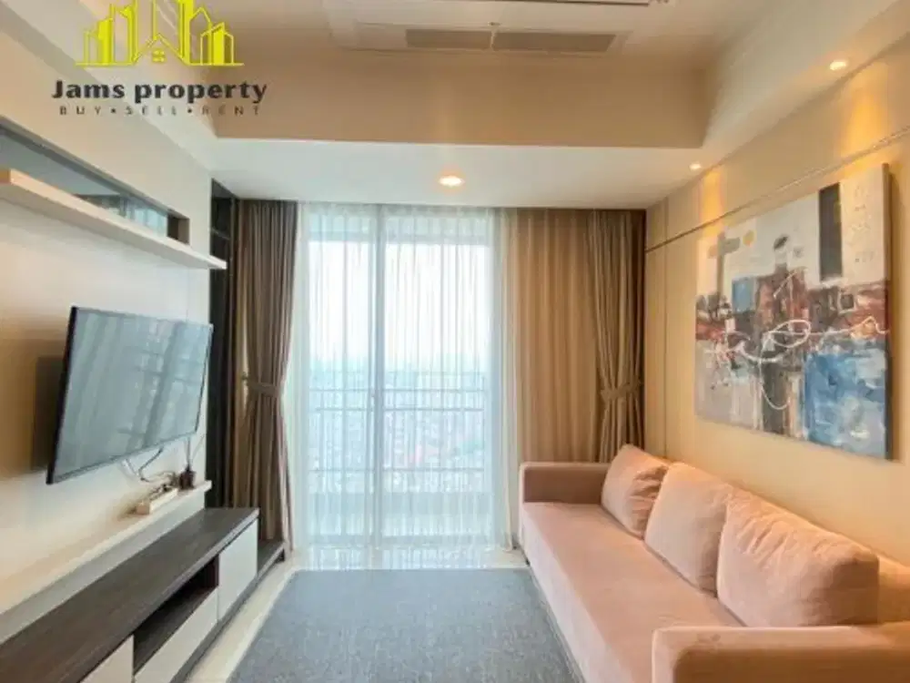 Disewakan Cepat Apartemen Casa Grande Tower Bella 2Bedrooms 76 Sqm New Furnish Tebet, Jakarta Selatan
