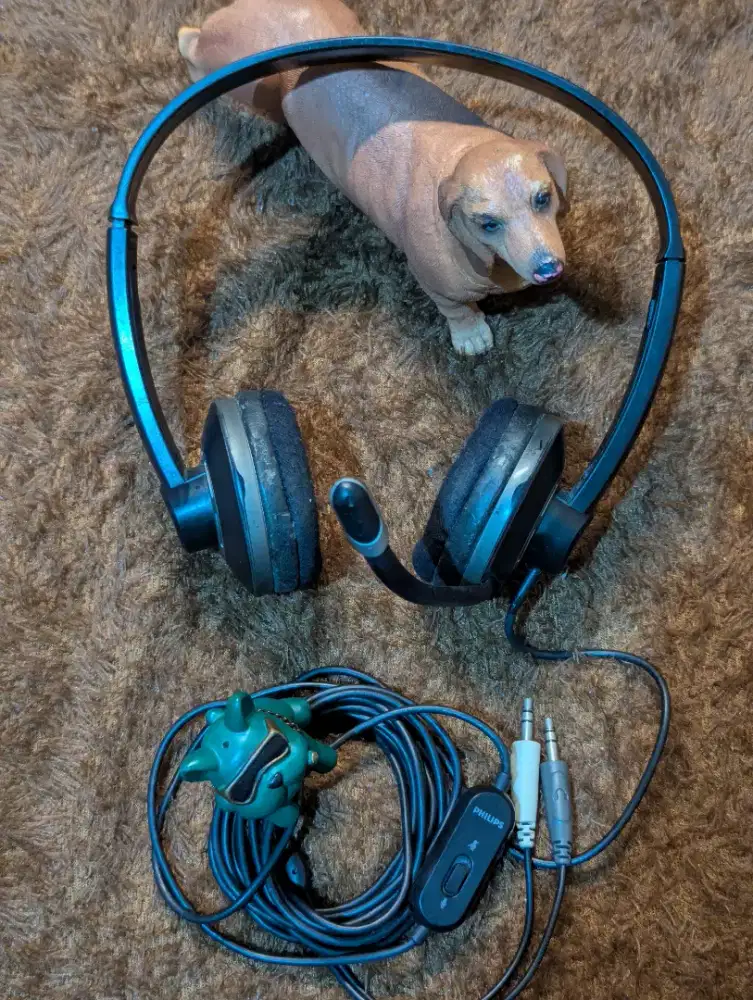 Headphone Headphones Headset Philips SHM7410