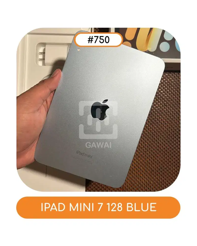 #750 Ipad Mini 7 Blue 128 Garansi 07 June 2026 BH 100%