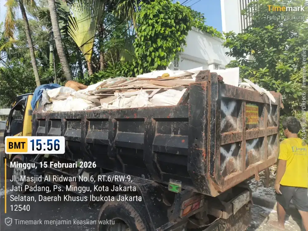 Jasa pengurugan dan buang puing buang sampah