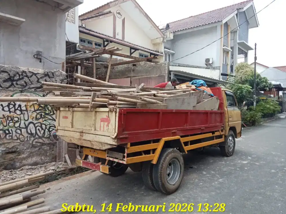 Jasa pengurugan dan buang puing angkut sampah