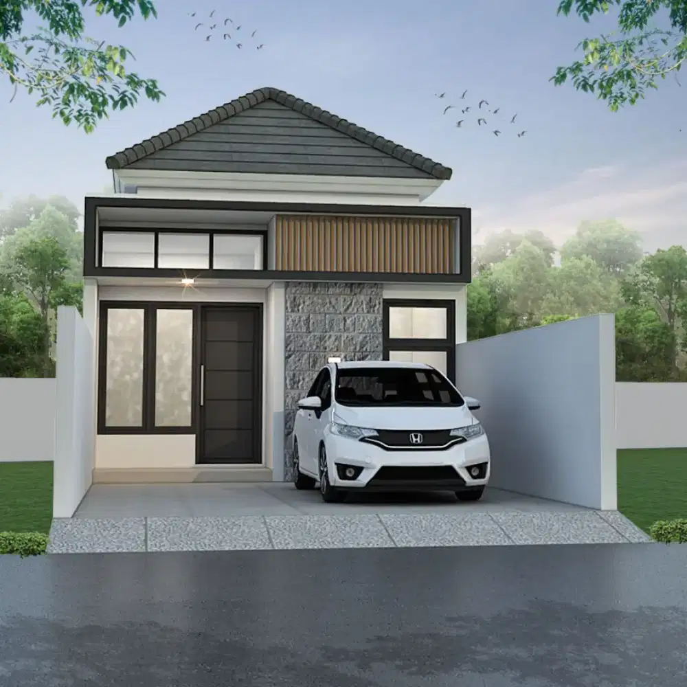 Rumah baru 3 kt bangunan bagus depok semtim