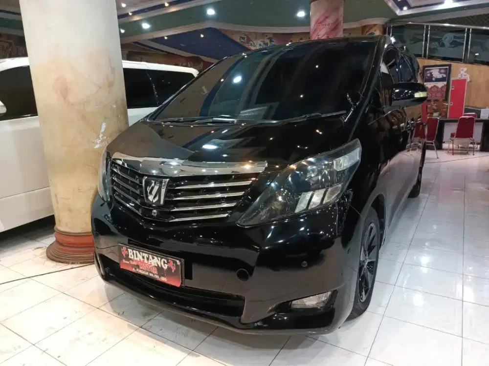 TOYOTA ALPHARD 2.4 AT 2009 BLACK / MODEL THN 2010 (BINTANG MOTOR)