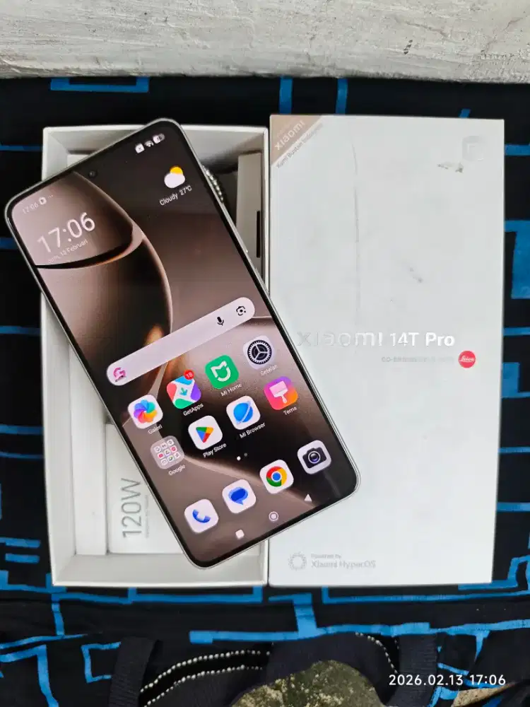 Xiaomi 14T Pro 12/512 Fullset ori segel no minus garansi ON