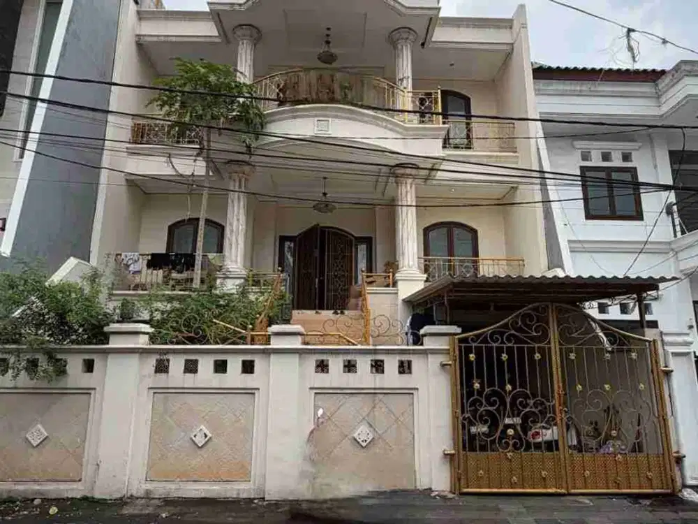 Rumah 3 Lantai 450 m2 Full Furnished Sunter