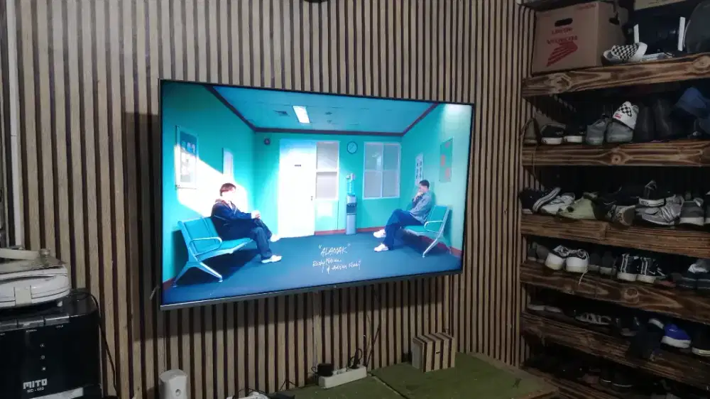 Pasang bracket tv di dinding /bongkar pasang bracket