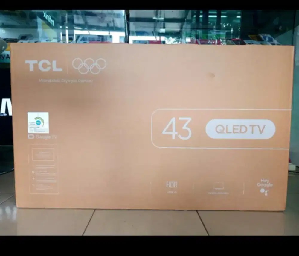 Coocaa smart tv 32inc gress segel+pasang bracket