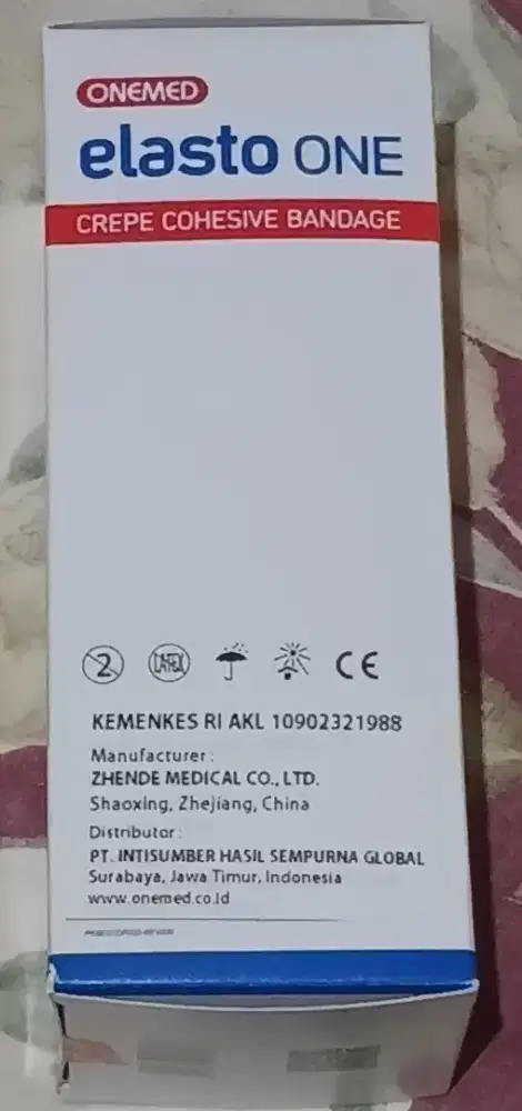 Perban elastis Elasto One lentur,brg original segel, 12 CM x 4 meter