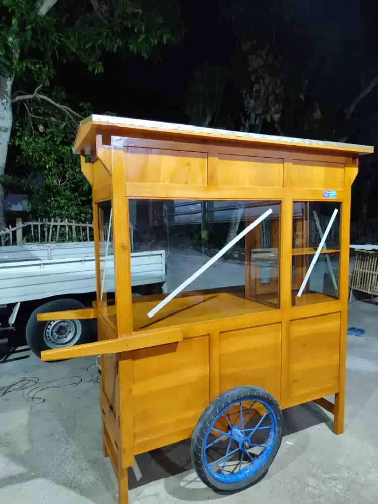 Gerobak Angkringan jg Melayani Pesanan Grobak Bakso Mie Bubur Sate dlL