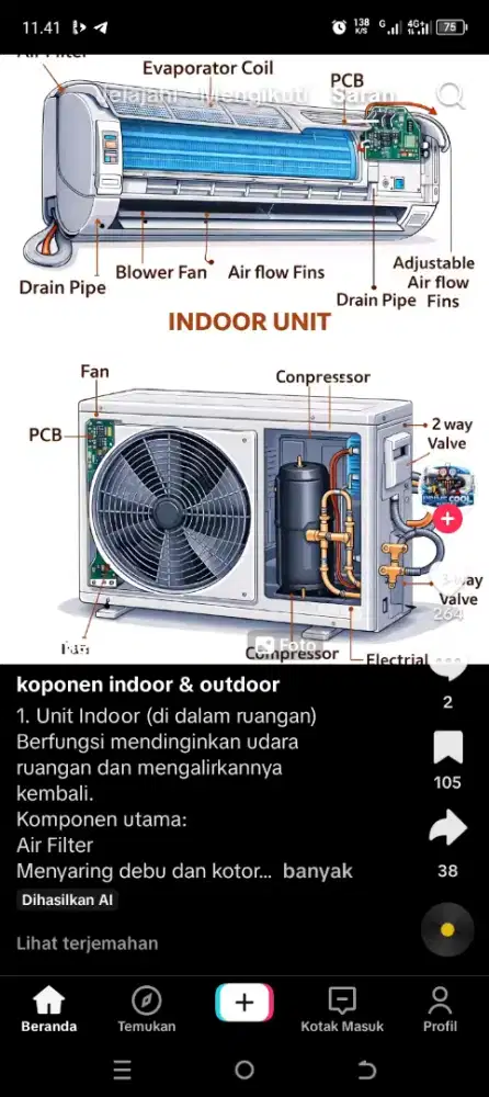 Helper teknisi ac keliling