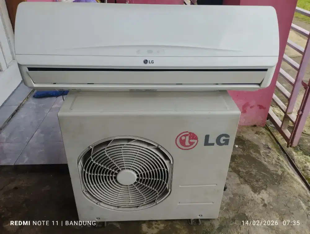 AC bekas LG 0,5pk sama pasang