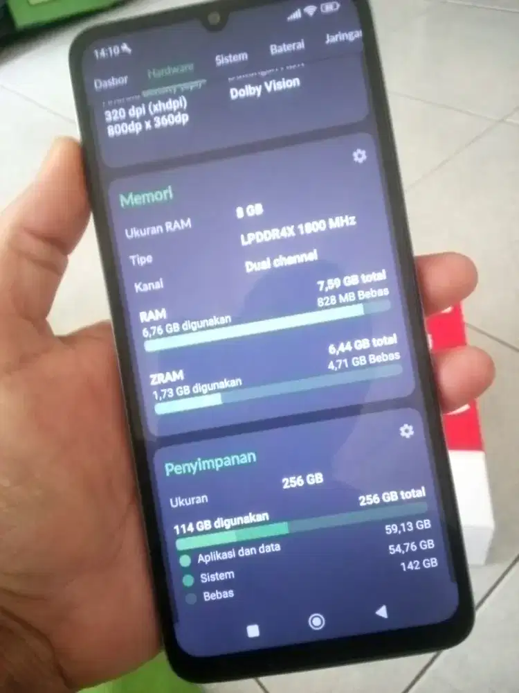 Baru Beli Redmi 13c Refurbish 8/256 Fullset