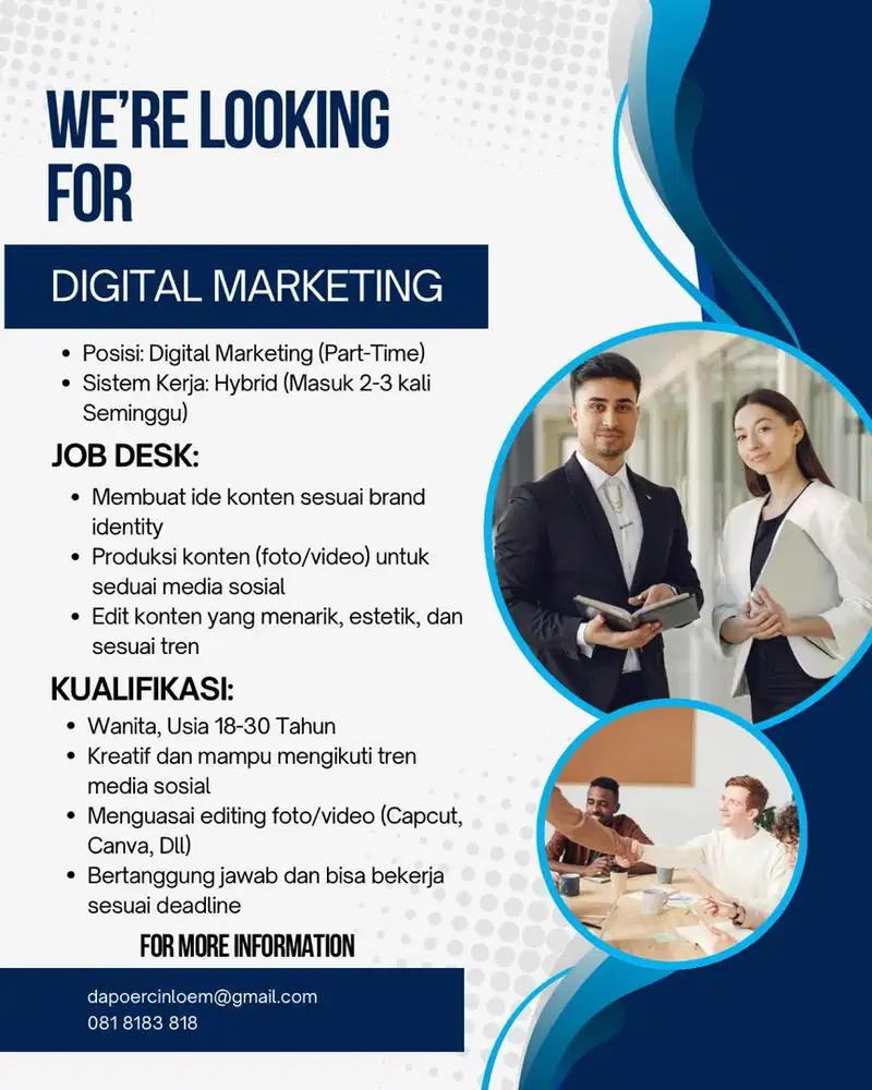 Dicari secepatnya digital marketing social media
