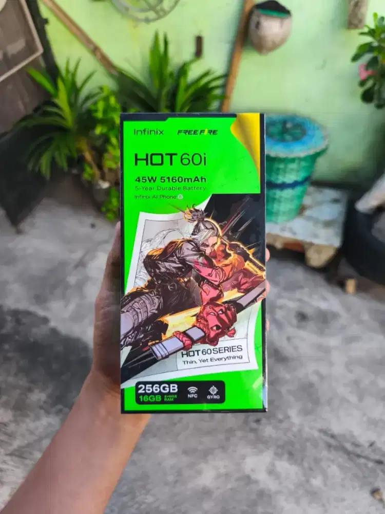Infinix Hot 60i 8/256 Baru Segel Garansi Resmi