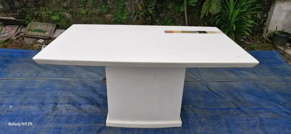 Meja Makan Full Marmer Asli