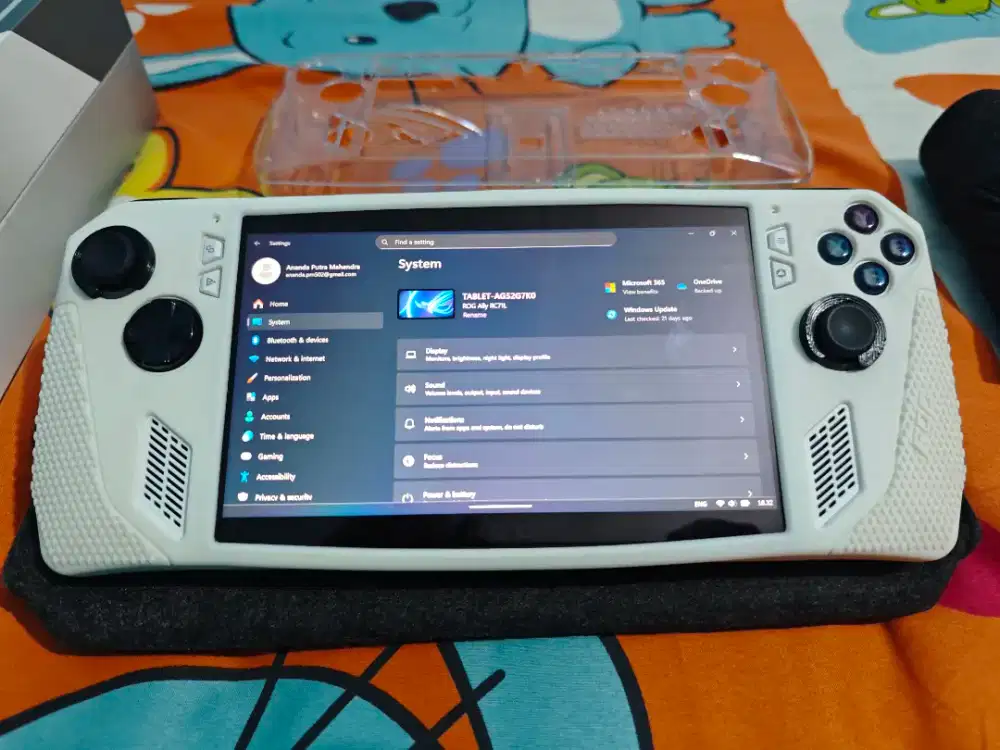 ASUS Rog Ally Z1 Extreme (bukan yang Z1 biasa) bonus case