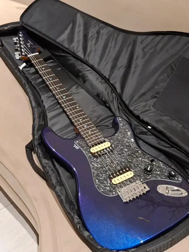 Stratocaster JS Guitars Nova II Nebula Duncan Humbucker