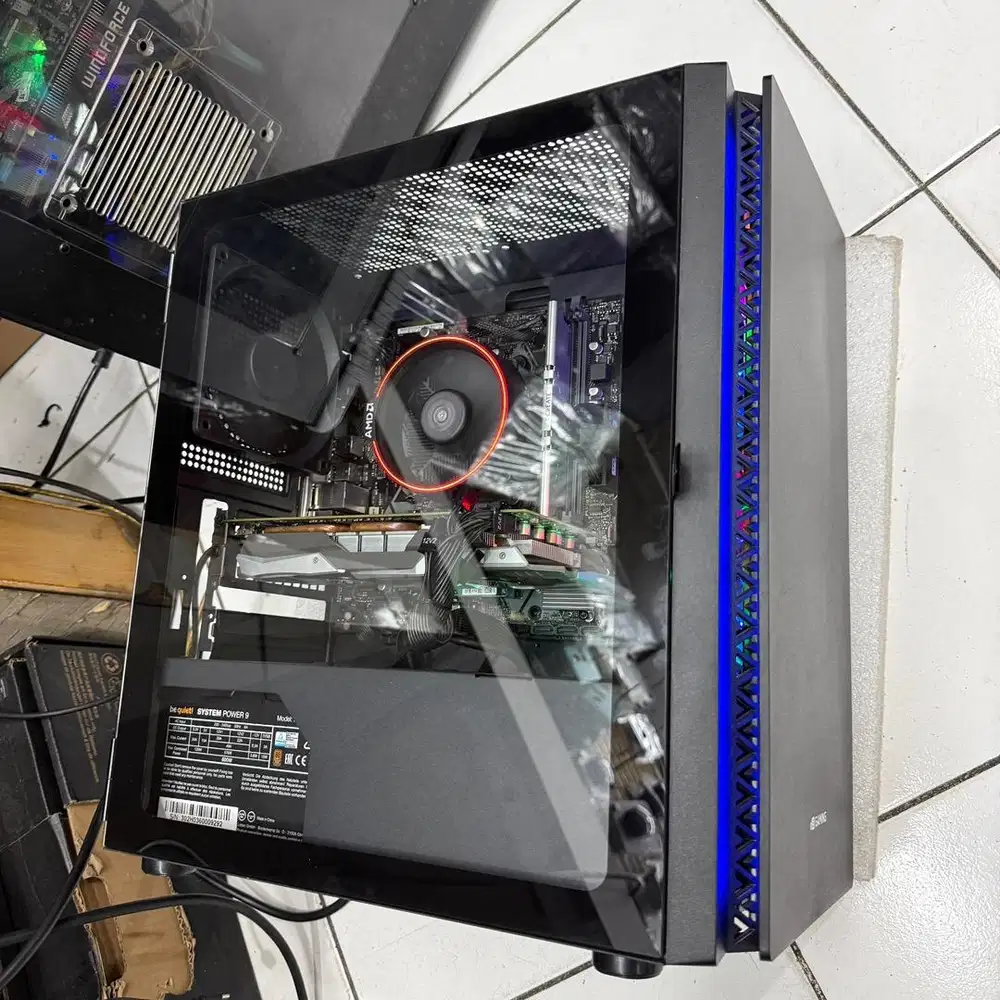 PC Ryzen 7-2700|MB B450M-K|16GB|SSD 512GB|VGA GTX 1060-6GB| PSU600W