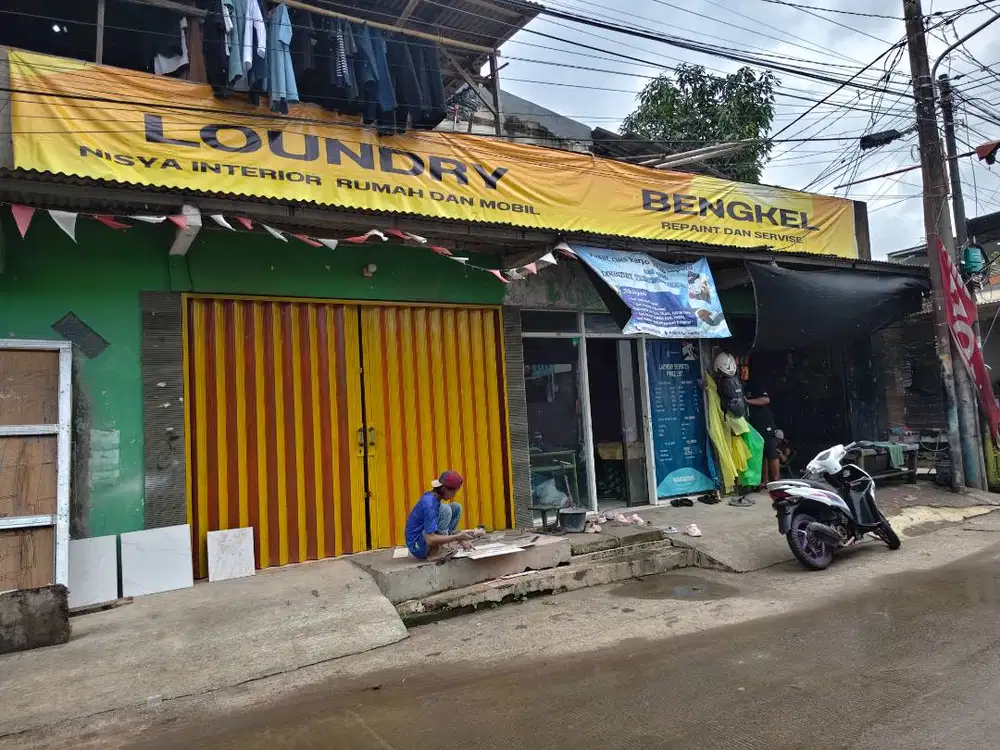 untuk bengkel motor dan loundry