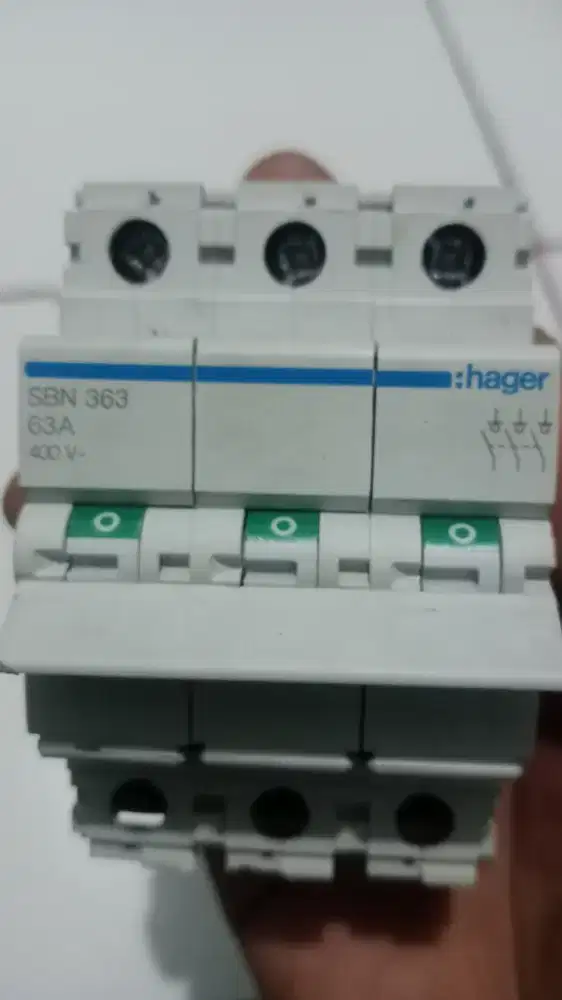 MCB 3 phase 2biji 63A dan 40A