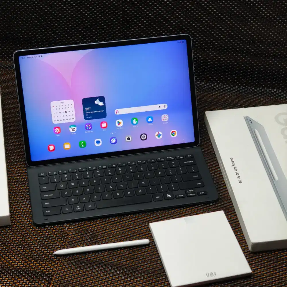 Samsung tab S10 Fe + (plus) 5G 12/256 Resmi sein