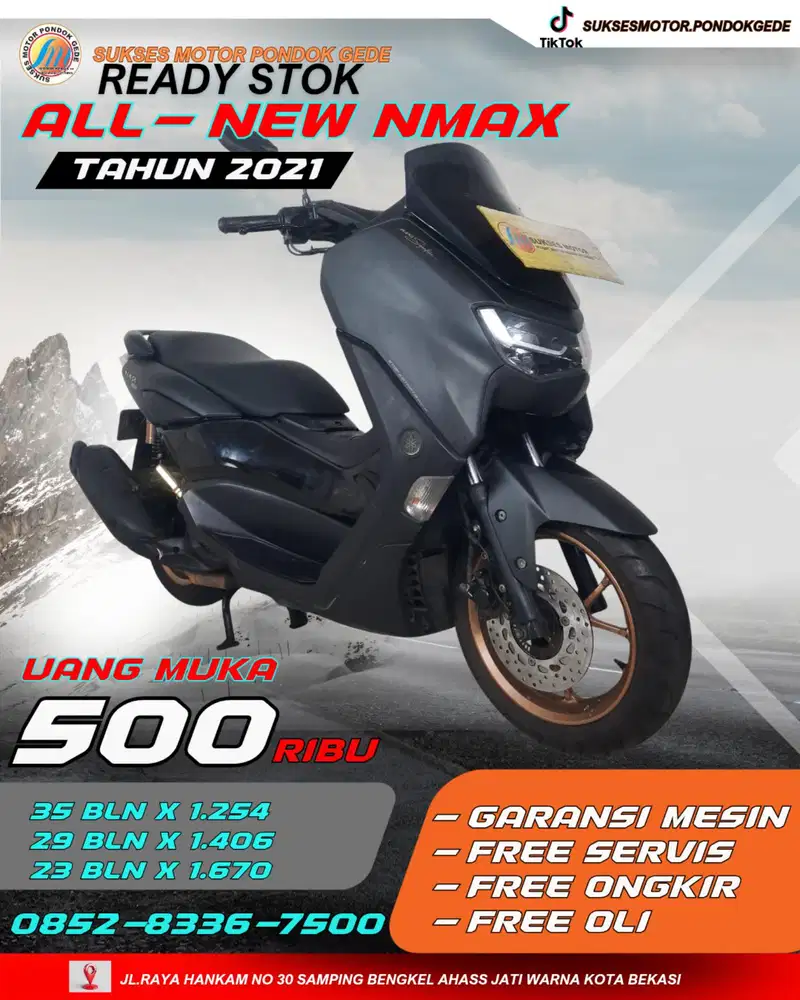CASH DAN KREDIT YAMAHA ALL NEW NMAX 155 TAHUN 2021