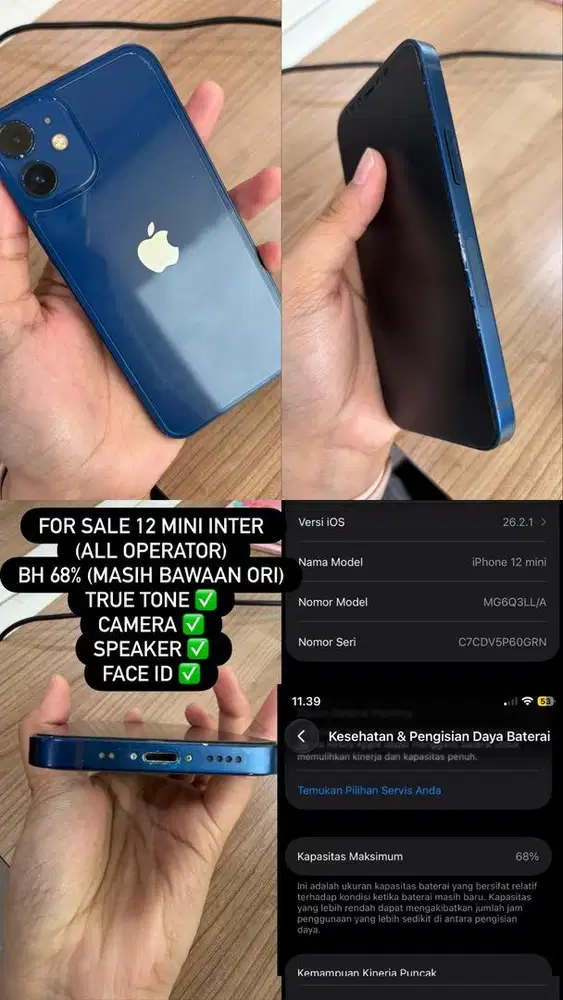 Second iphone 12 mini 128gb