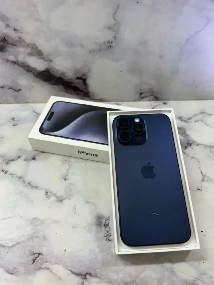 iPhone 15 Pro max 256gb Ibox Bh89% original Mulus lengkap