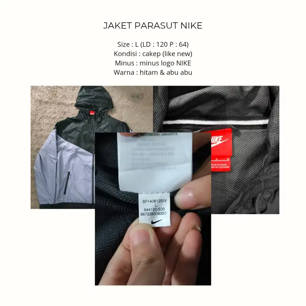 JAKET NIKE TECH FLEECE WINDRUNNER