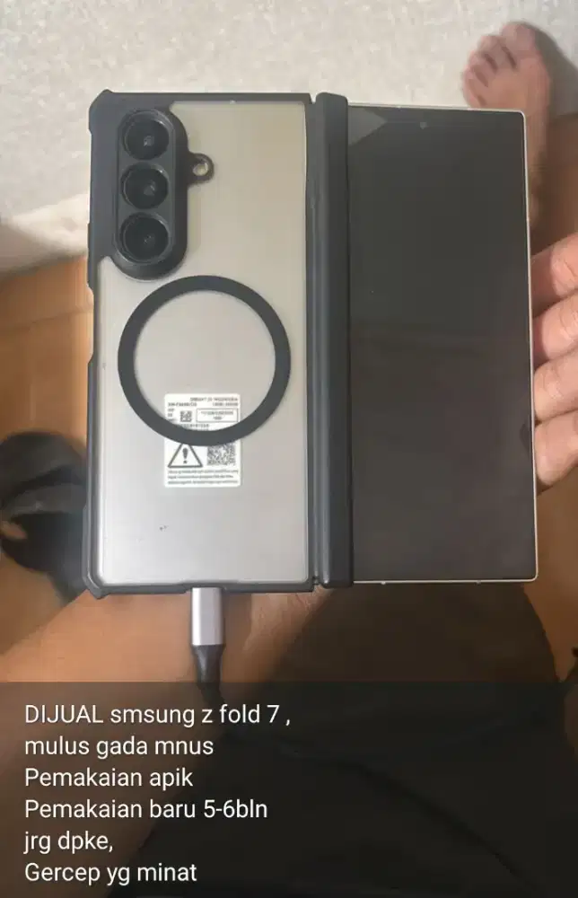 Samsung Z Fold 7 Mulus Fullset