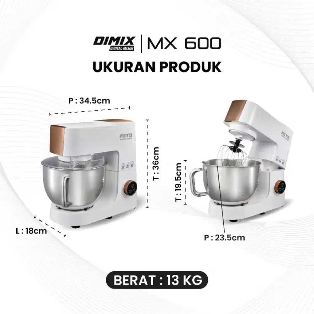 Mito Stand Mixer MX 600
