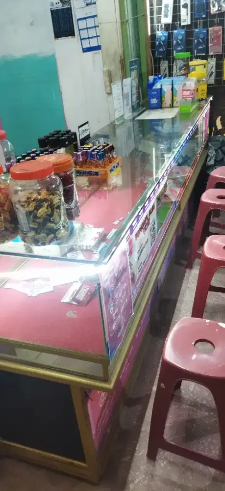 Rak steling 30x2 tinggi 70 lengkap LED