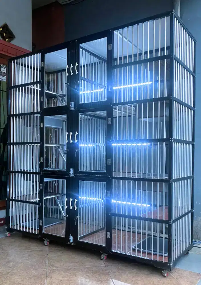 Kandang Kucing Aluminium Preloved BSH Persia Scottish Munchkin British