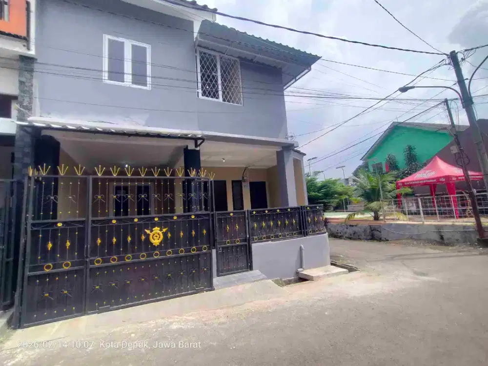 Disewa Siap Huni, Luas 120m² 2 Lantai 3 Kamar, Hanya 5 menit ke Tol Sawangan