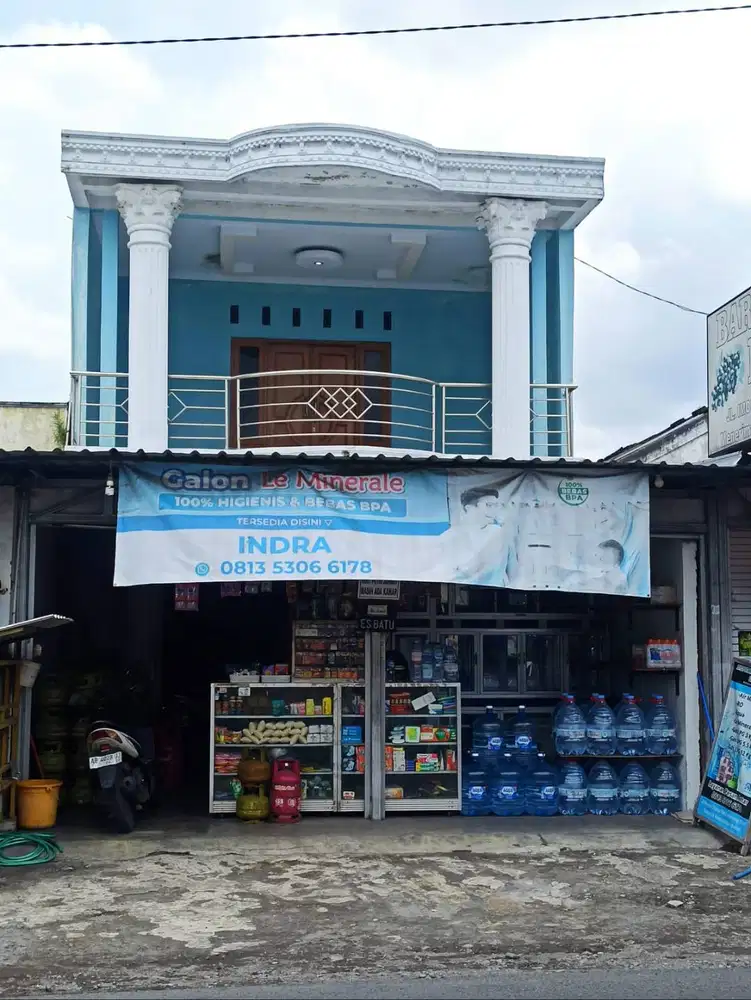 RUMAH USAHA+KOS 14 KAMAR PINGGIR JALAN RAYA