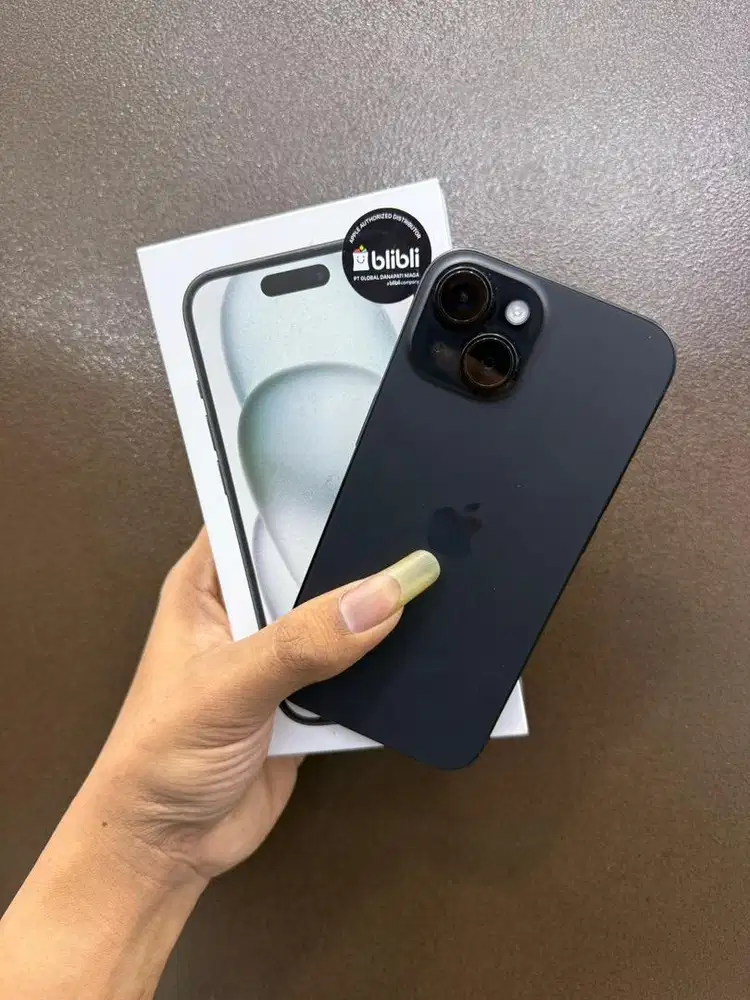 iphone 15 128 ibox bh98% garansi pnjng