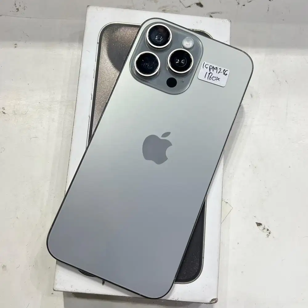 iphone 15 pro max ibox 256gb bodi mulus fullset original cc rendah